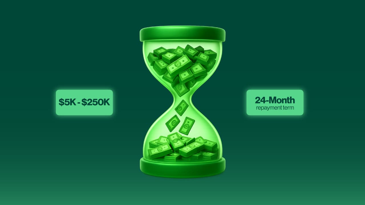 Term loan dashboard UI